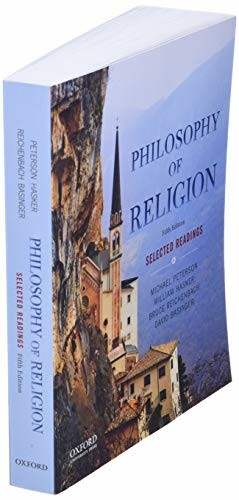 Book cover of 'Philosophy of Religion' with a scenic mountain view and church.